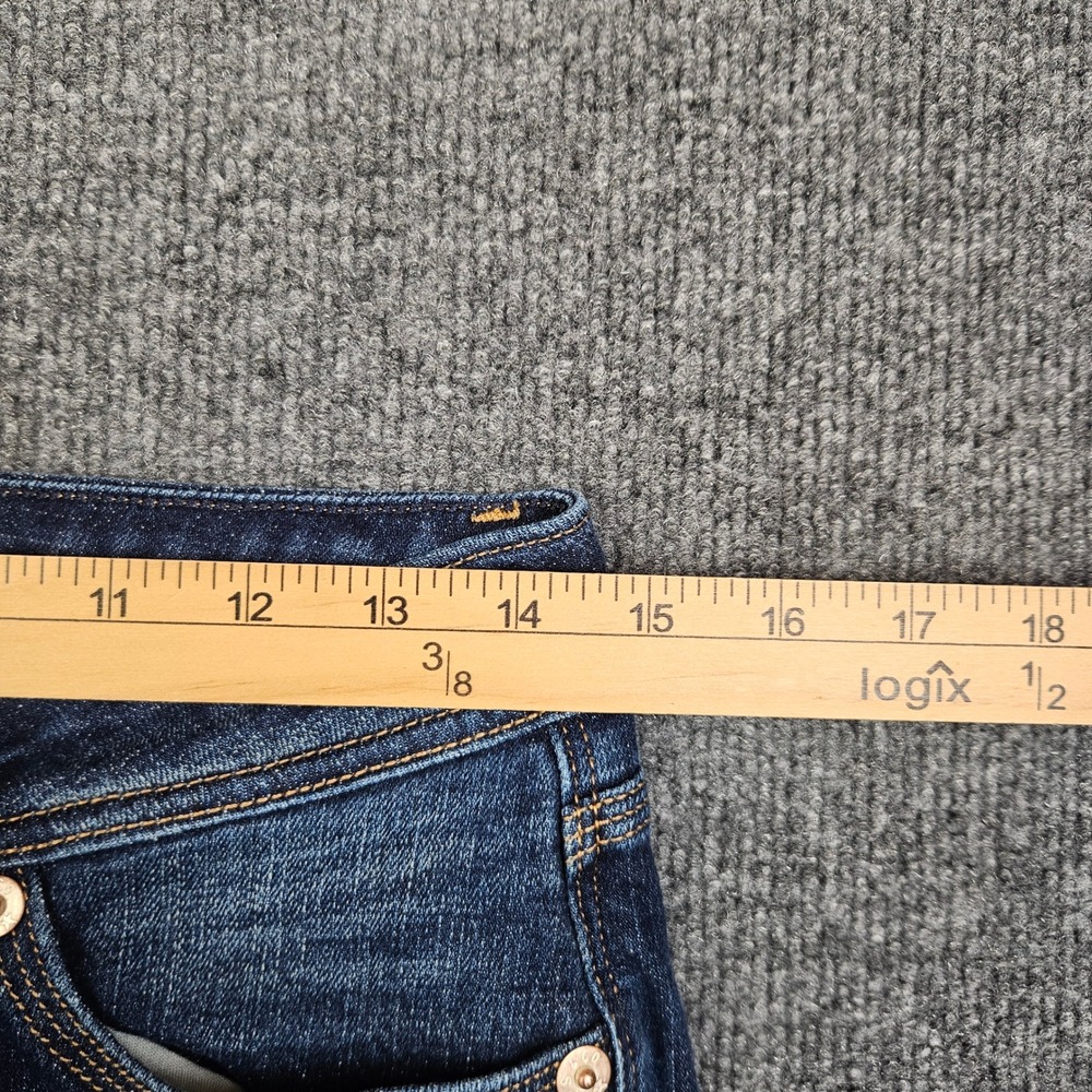 Levis 529 Curvy Straight Leg Jeans Women 6 Dark Wash Denim Mid Rise Flap Pockets - Picture 3 of 11